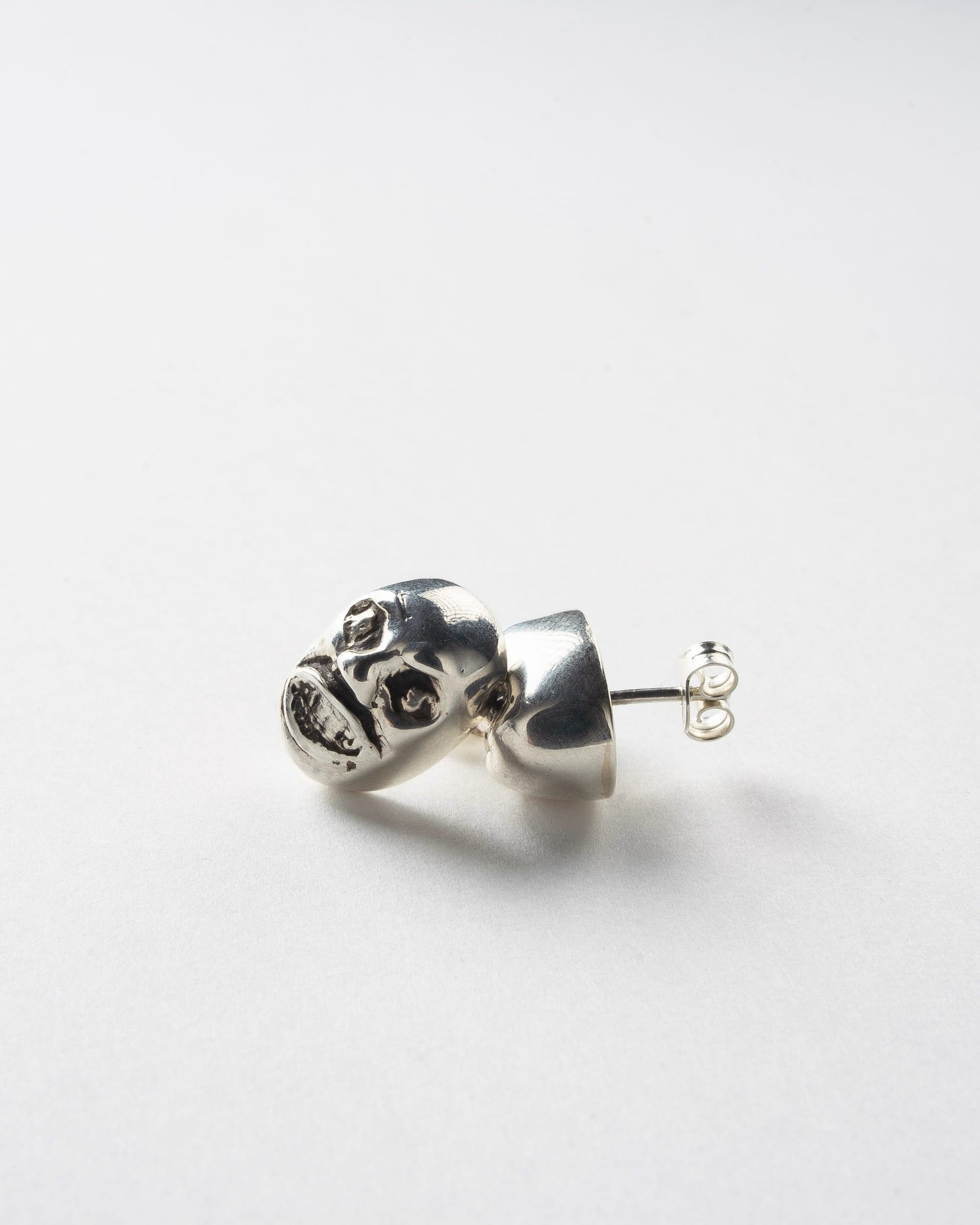 Jacques, Clou d’oreille visage en argent